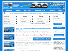 Tablet Screenshot of manvan-london.com